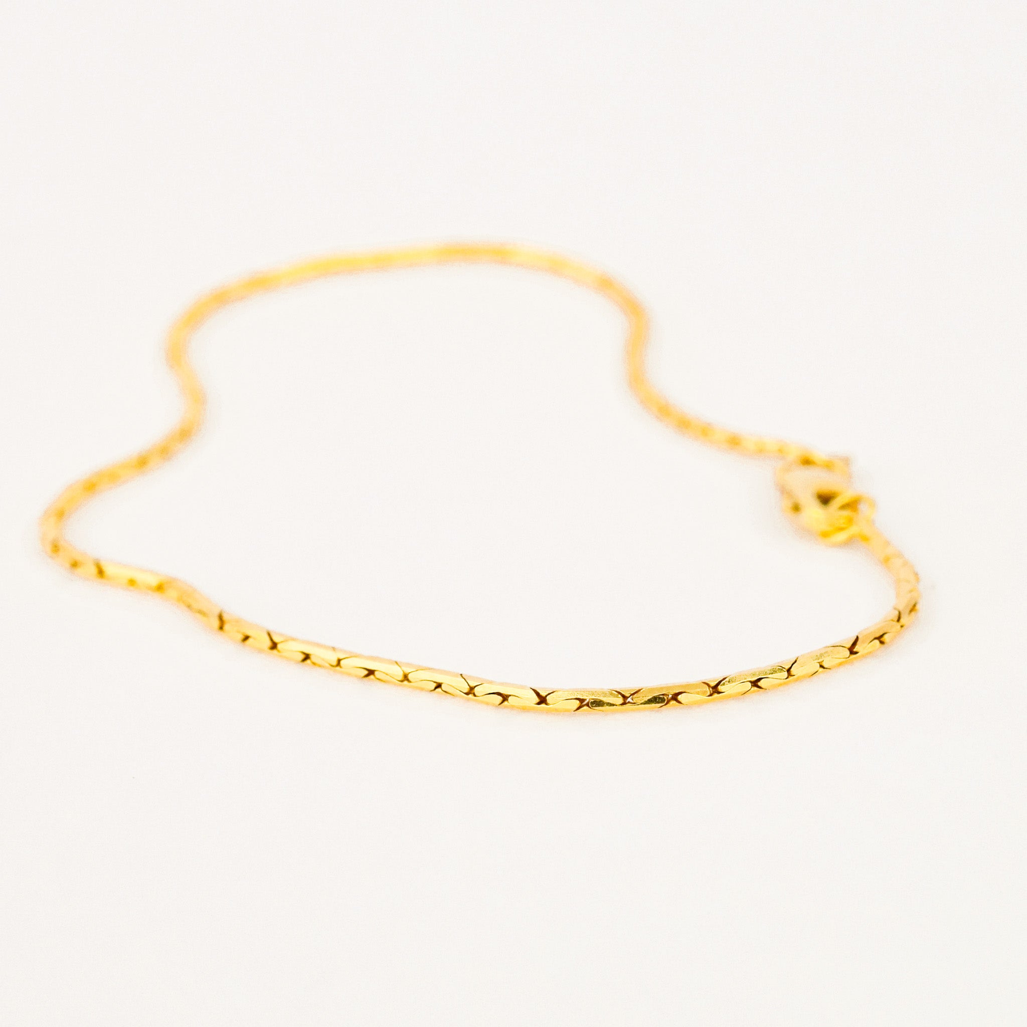 vintage gold slinky bracelet 