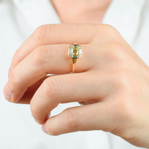 Buttery Yellow Diamond Ring