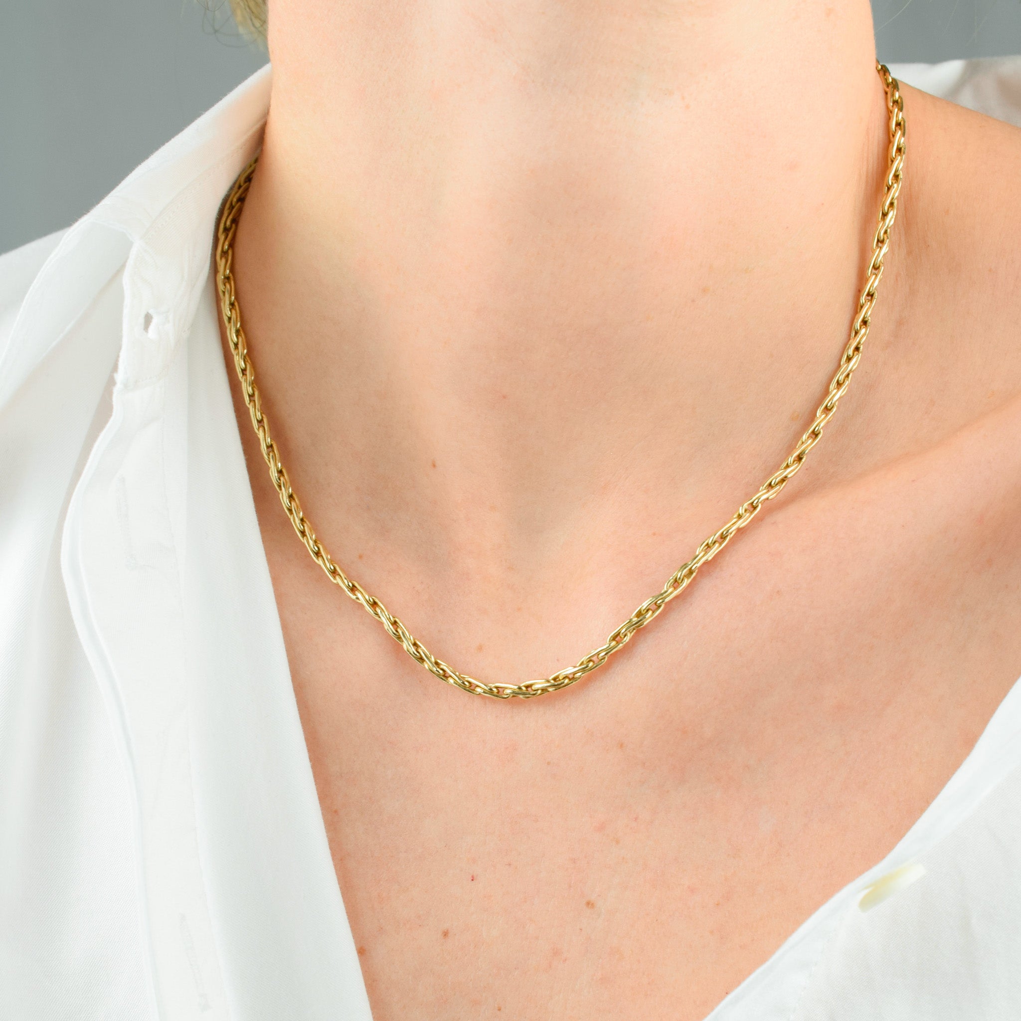 17.5" Figarope Chain Necklace