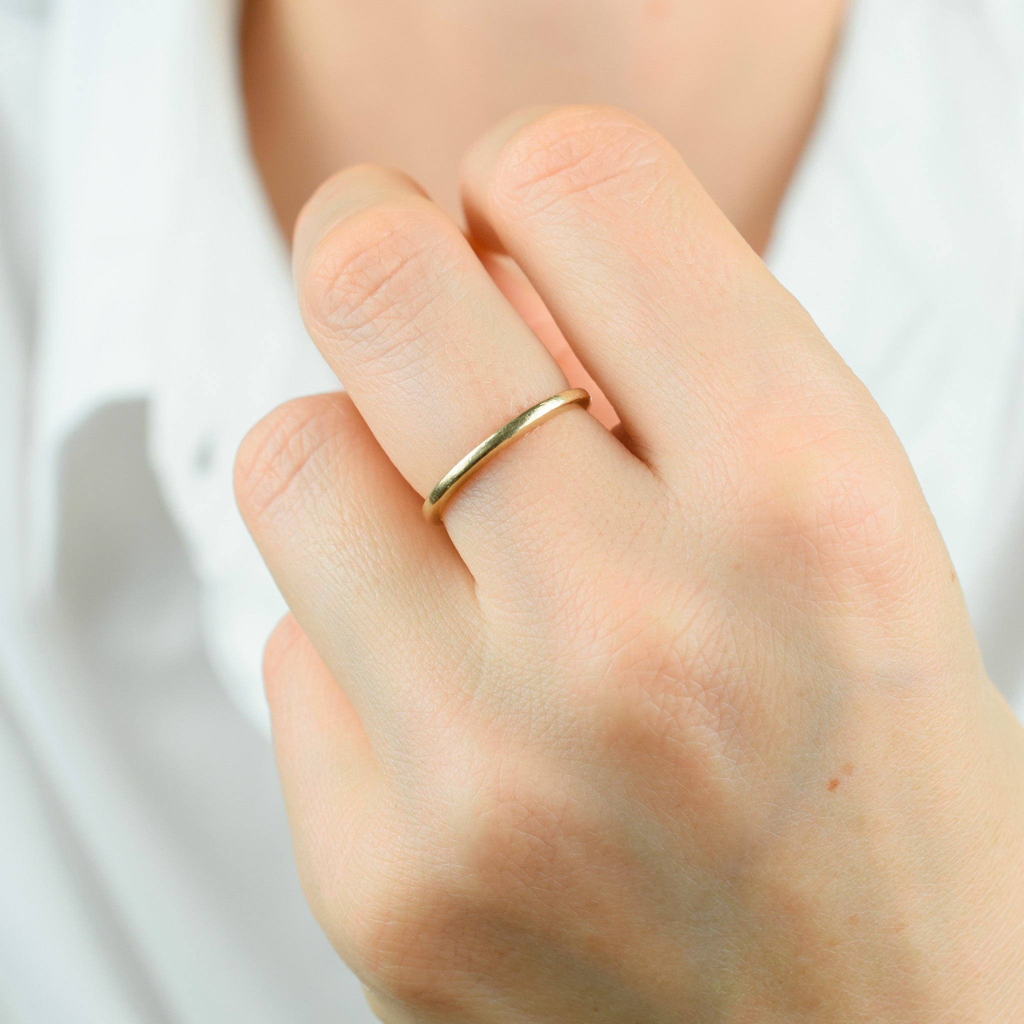 1.8 mm Slim Gold Band