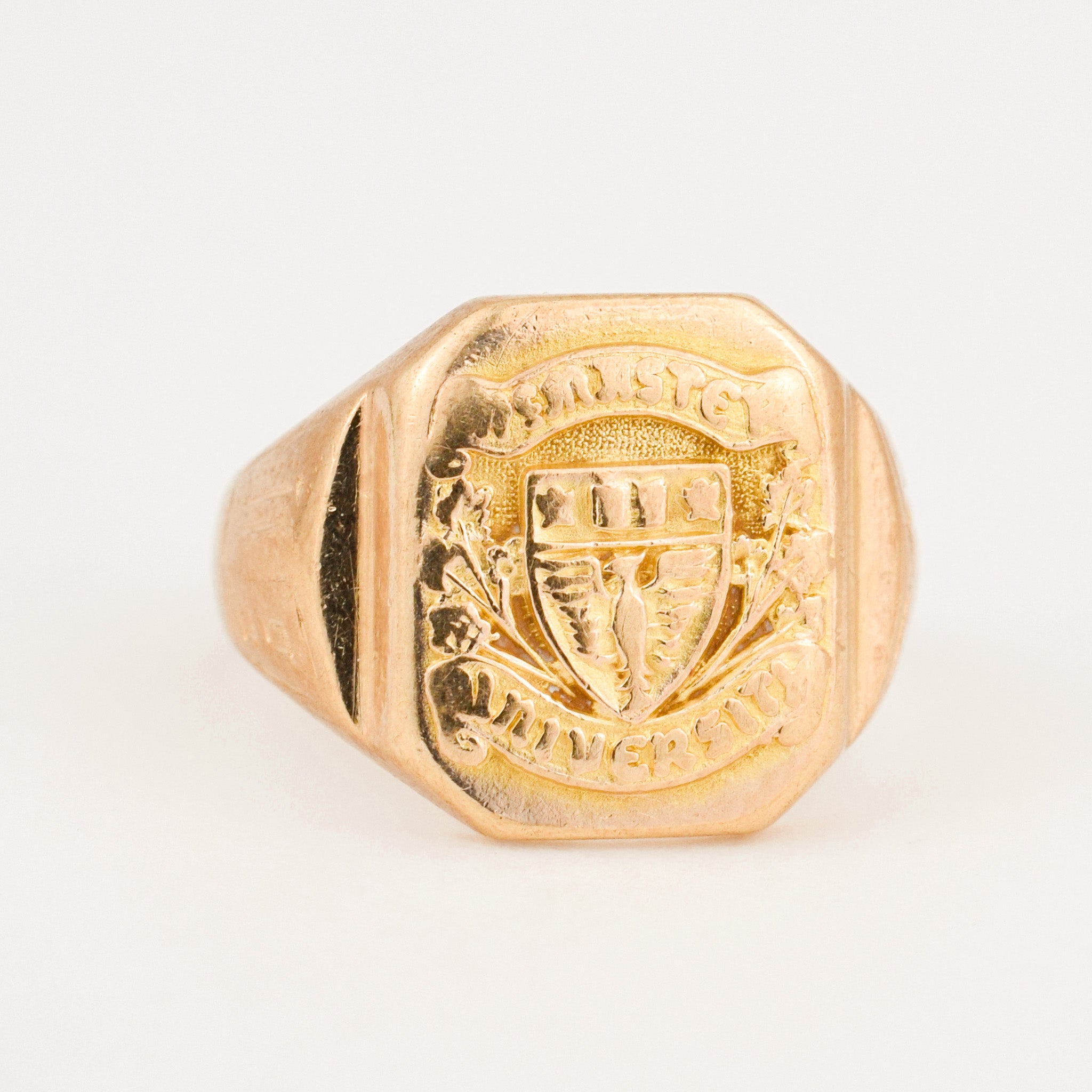 vintage McMaster University Signet Ring