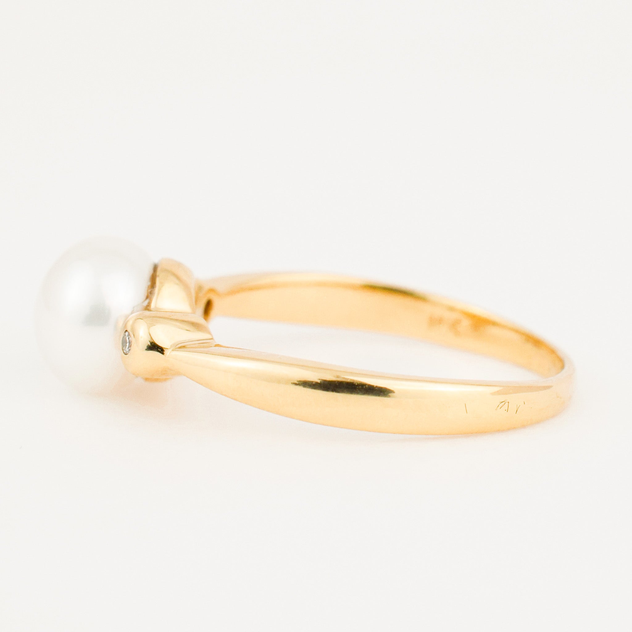 Pearl and Diamond Ring