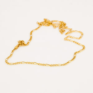 vintage 17.5" 14k Figaro Chain Necklace