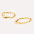 Retro Rope Hoop Earrings