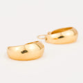 vintage gold 21.4mm Drop Hoops