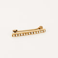 Antique Gold Seed Pearl Pin