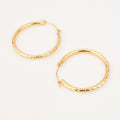 vintage gold 25.7mm Sparkling Hoops