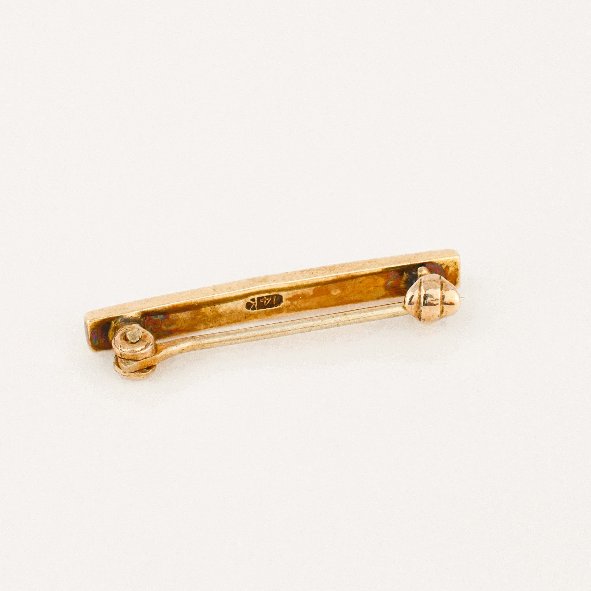 Antique Gold Seed Pearl Pin