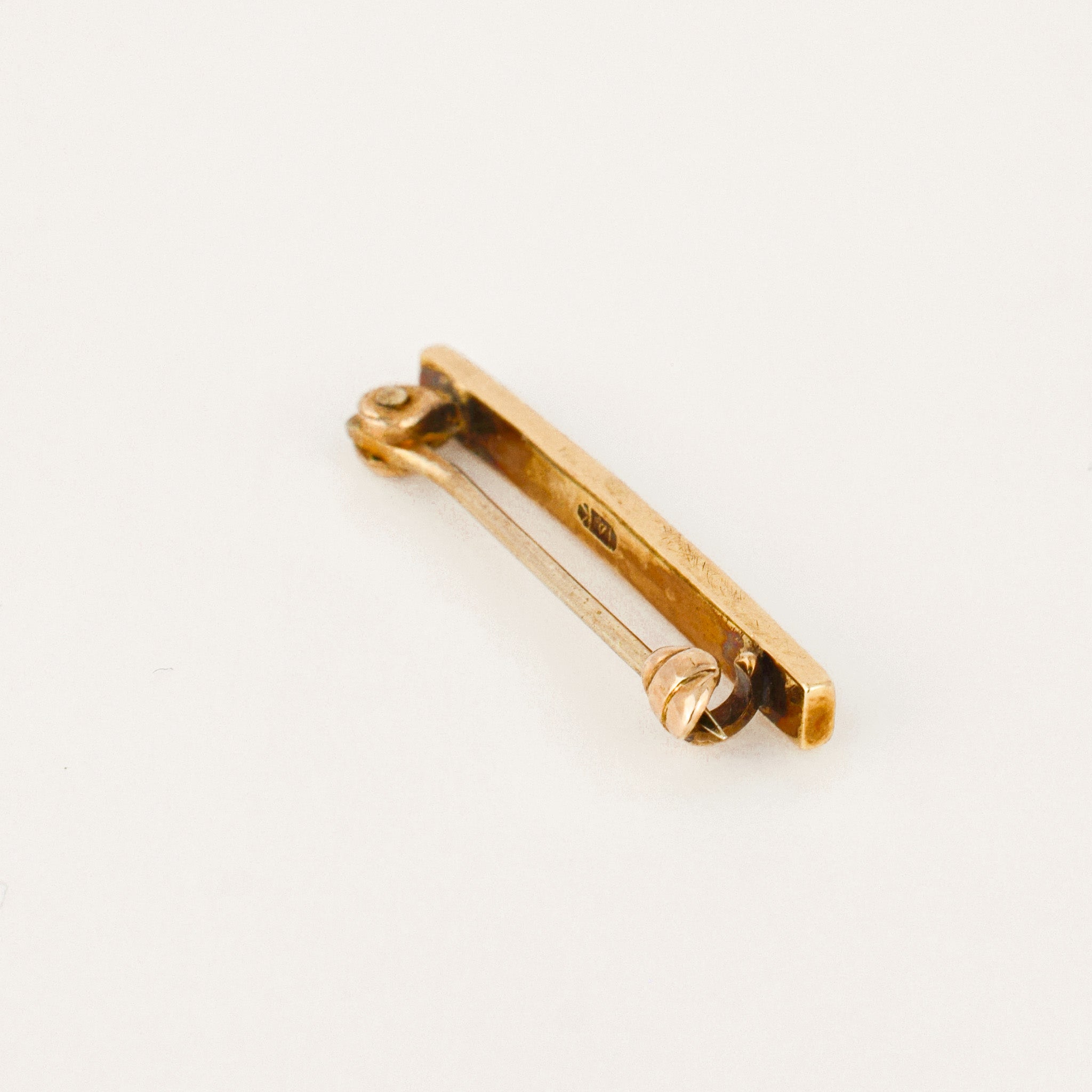 Antique Gold Seed Pearl Pin
