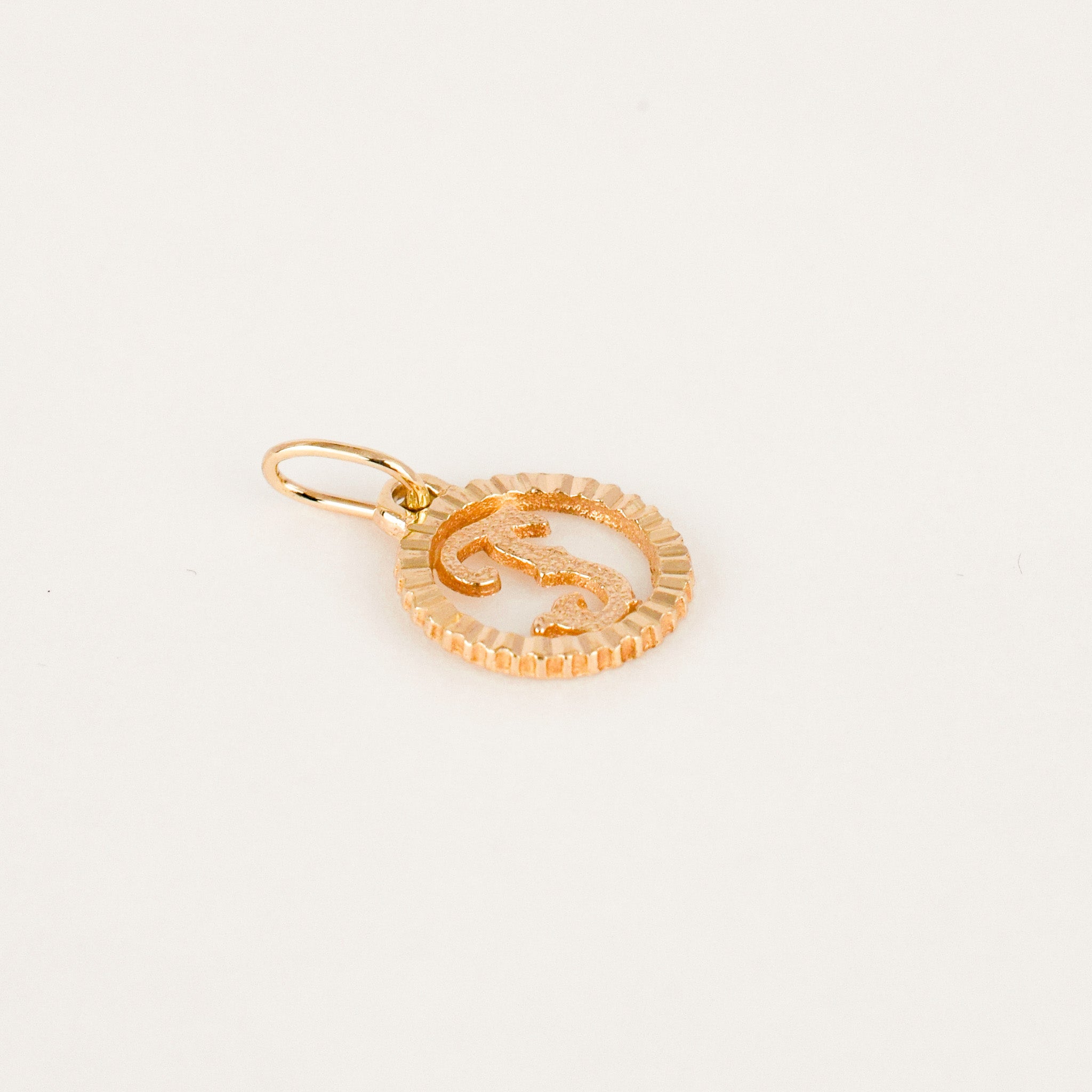 'J' Gold Charm