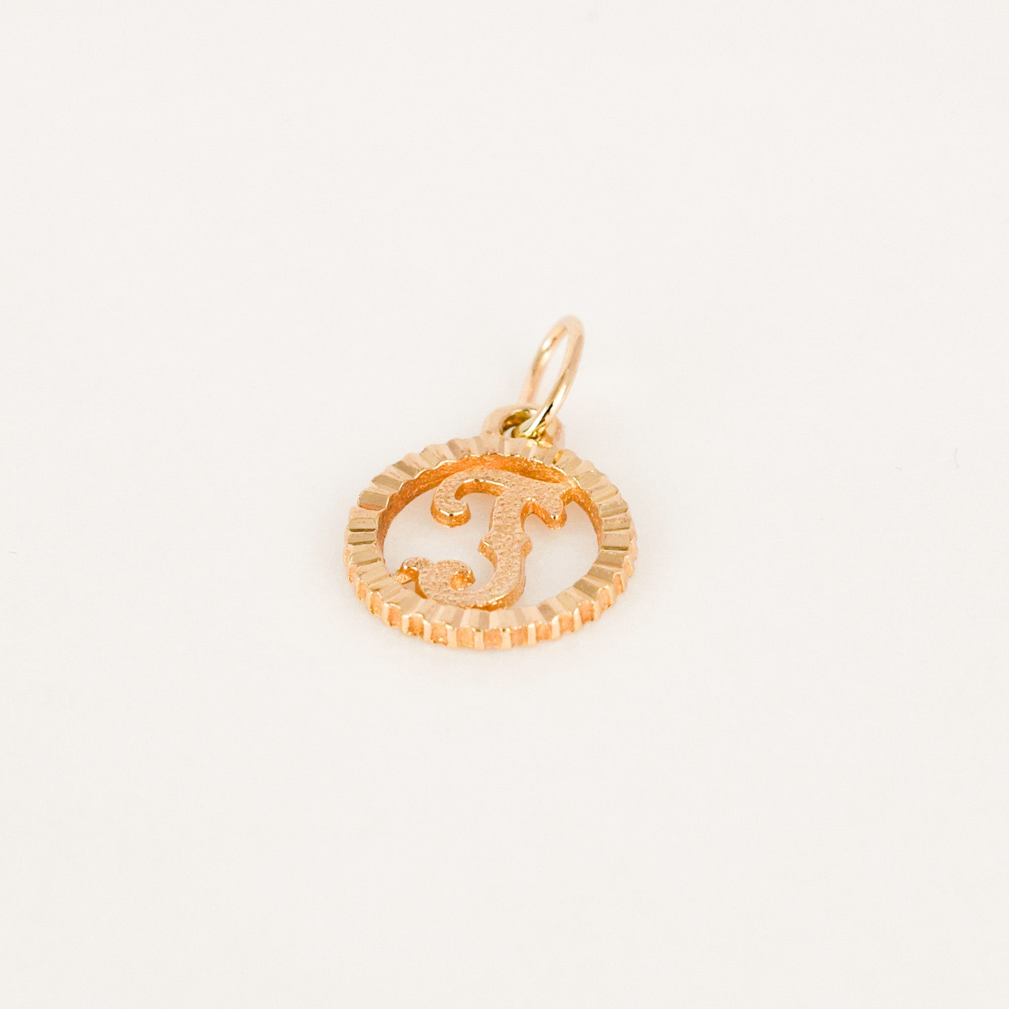 'J' Gold Charm