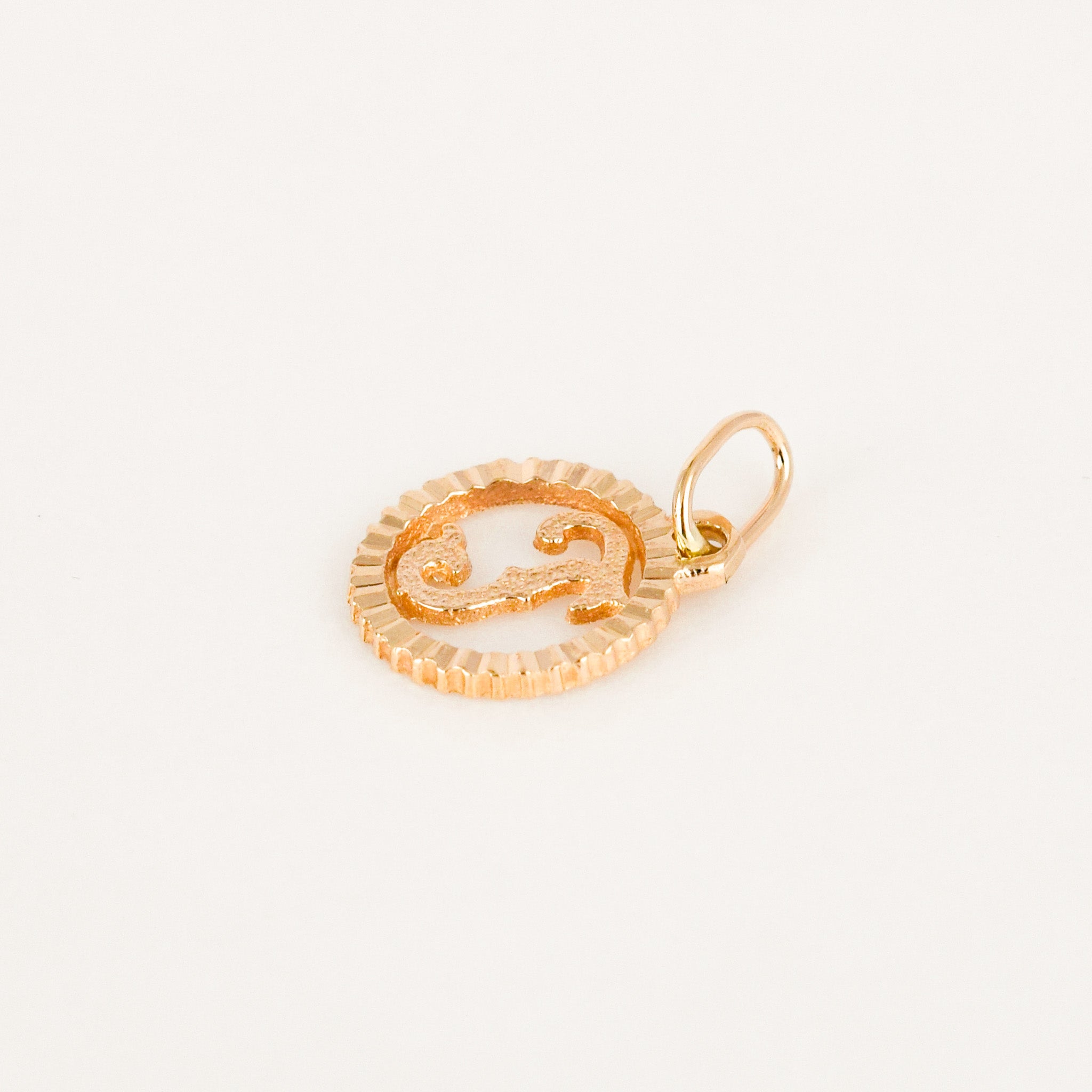'J' Gold Charm