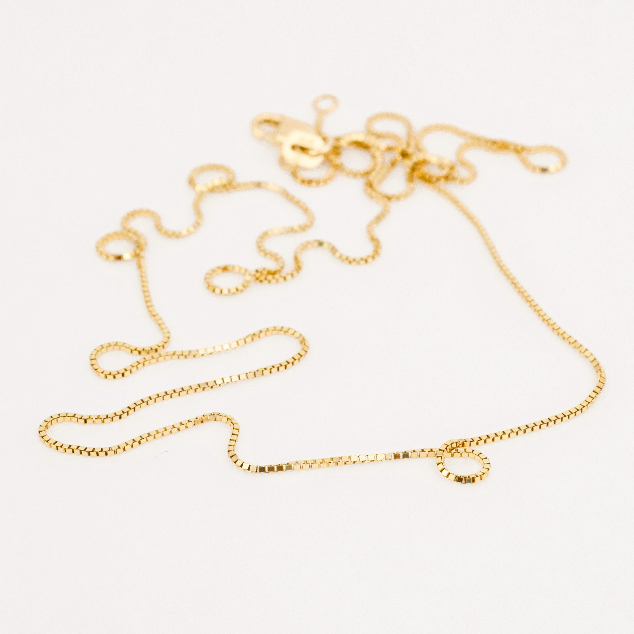 20.25" Box Chain Necklace