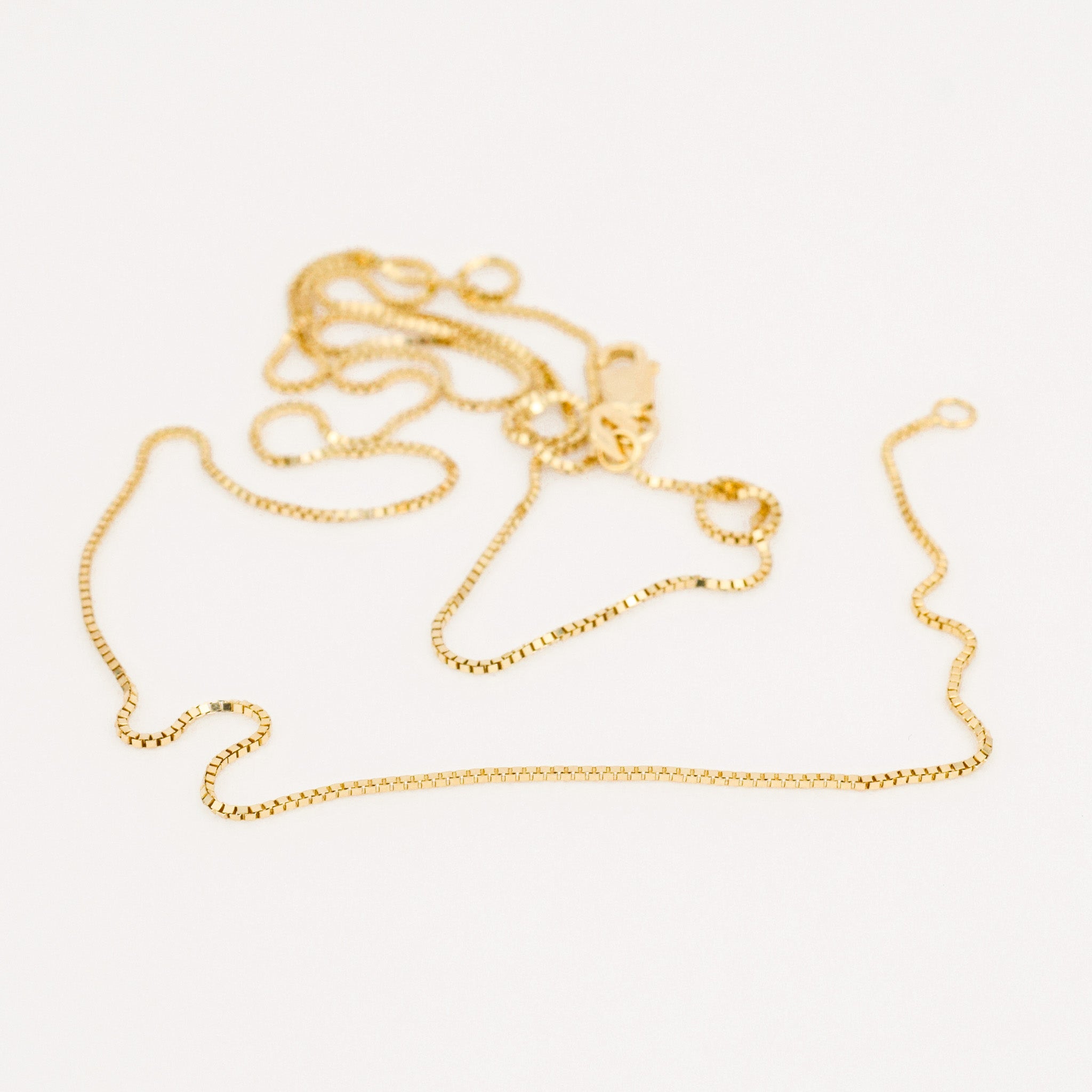 20.25" Box Chain Necklace