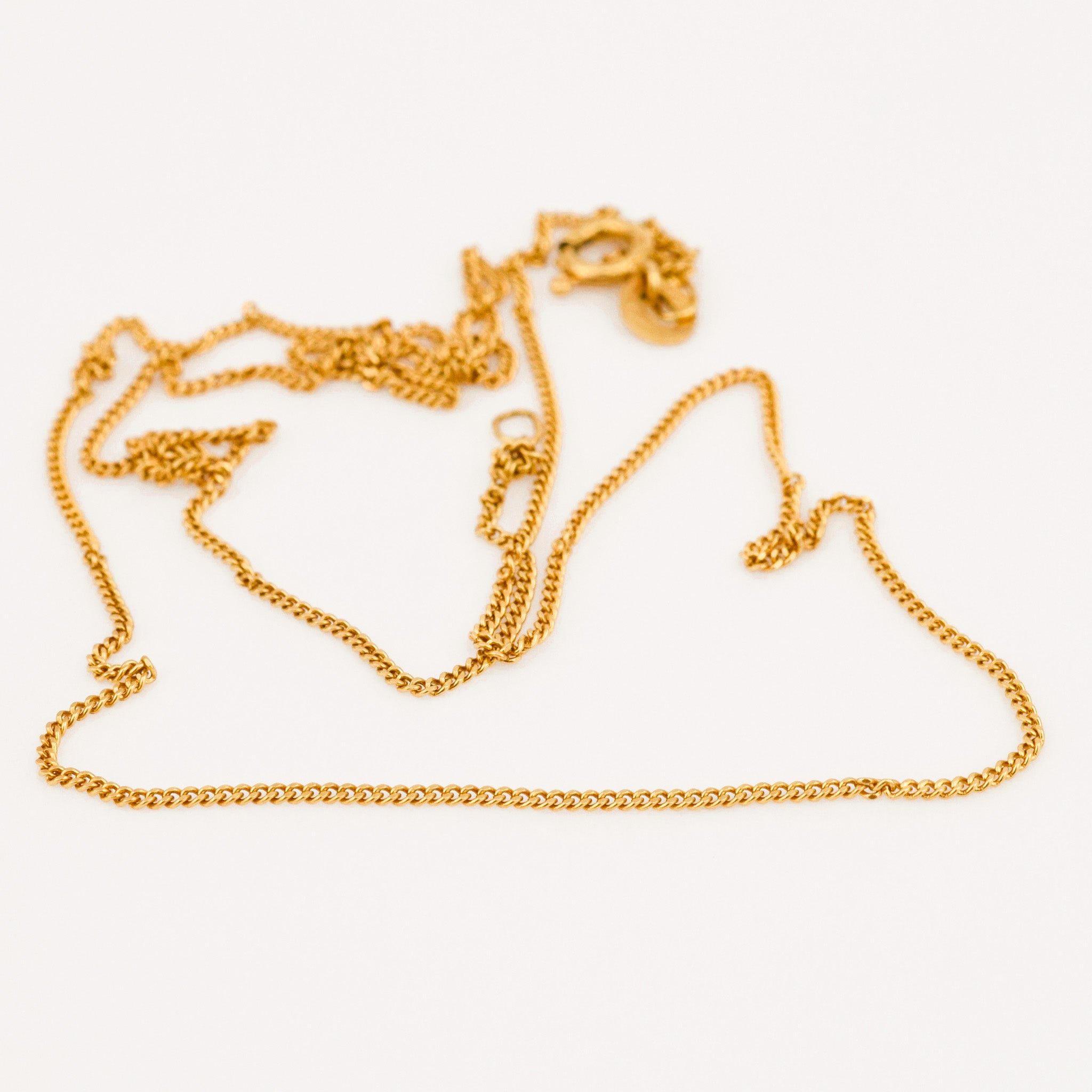 21" Buttery Curb Chain Necklace