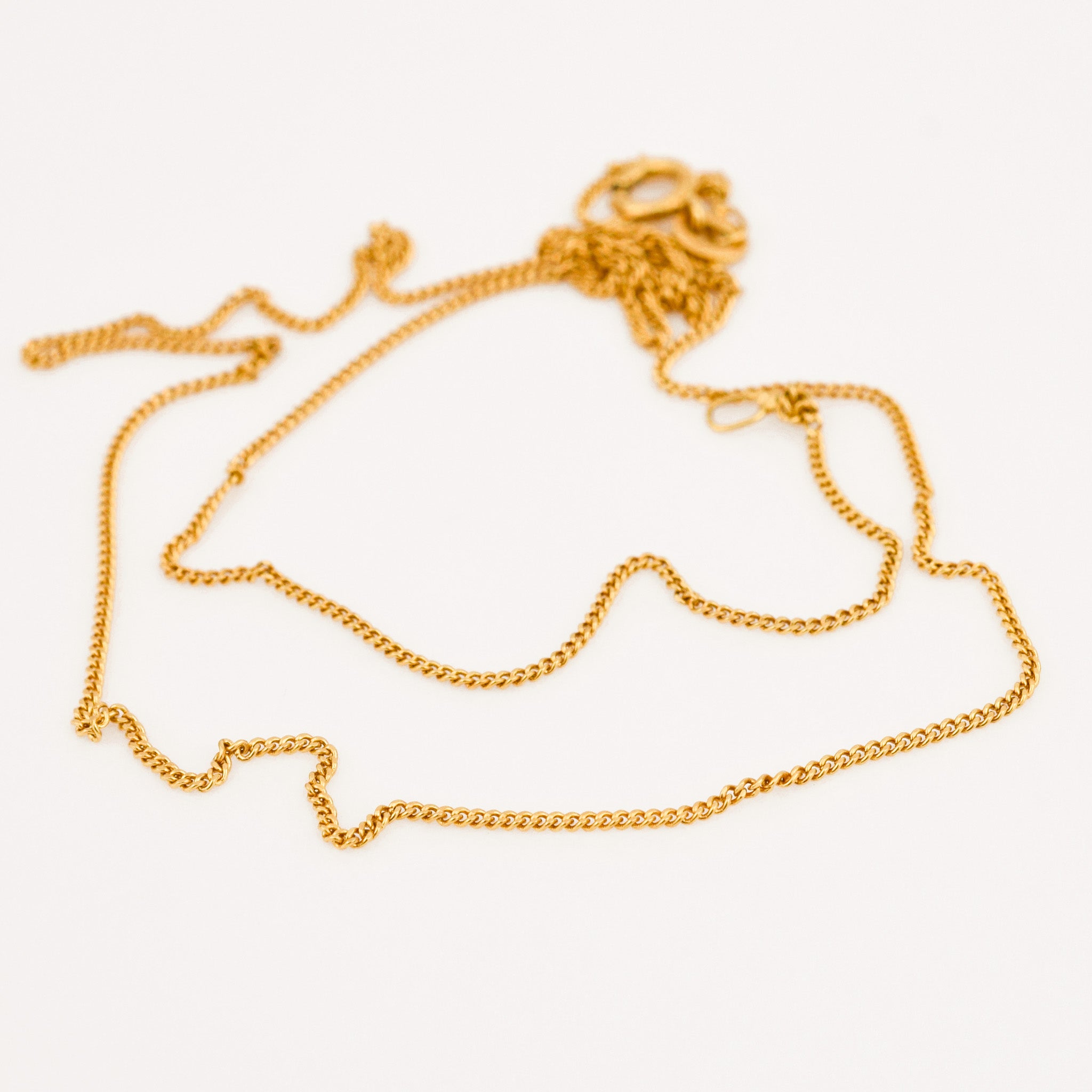 21" Buttery Curb Chain Necklace