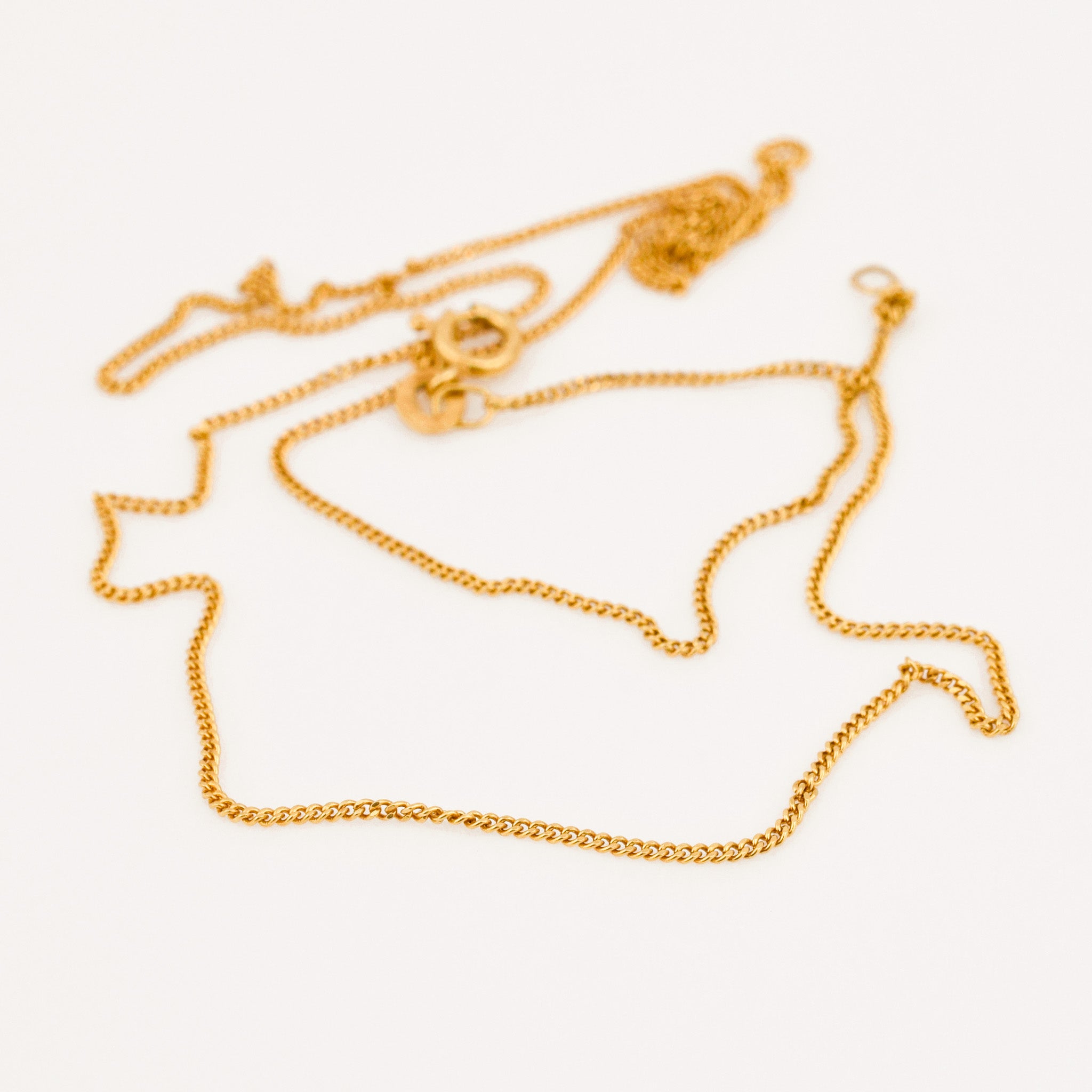 21" Buttery Curb Chain Necklace