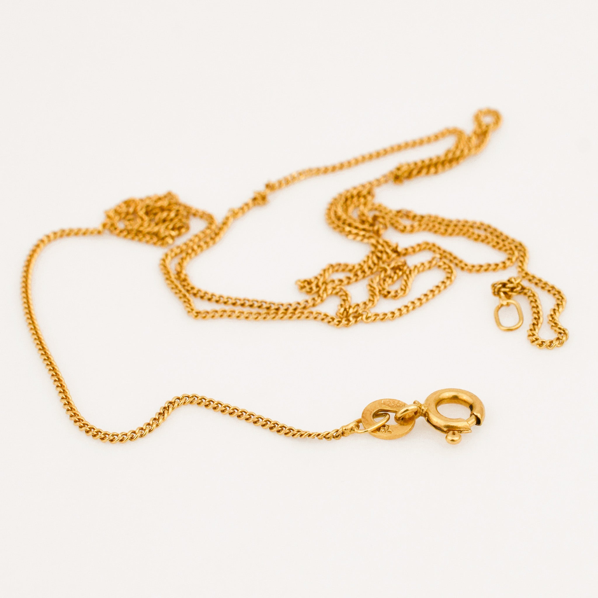 21" Buttery Curb Chain Necklace