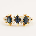 Sapphire and Diamond Ring