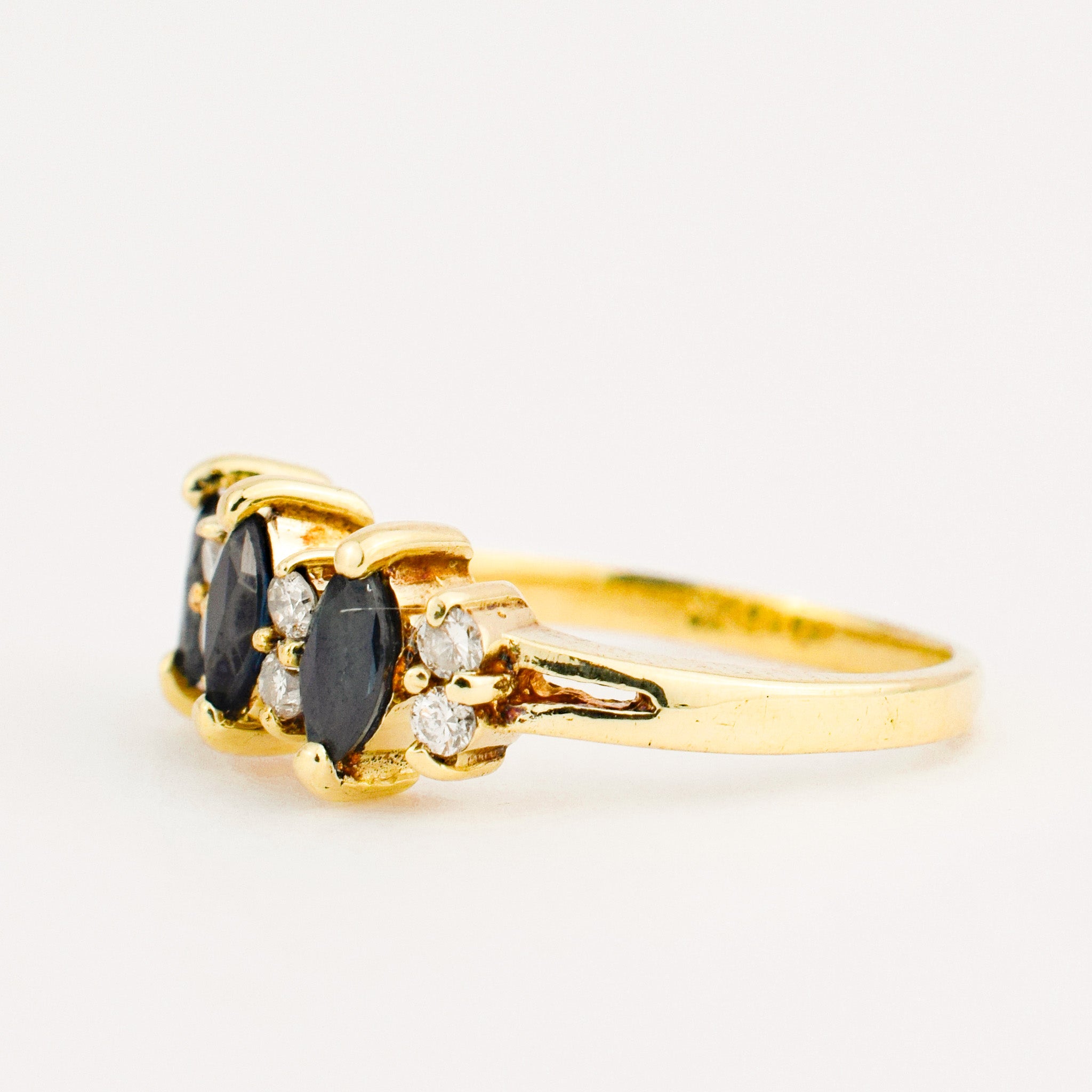 Sapphire and Diamond Ring