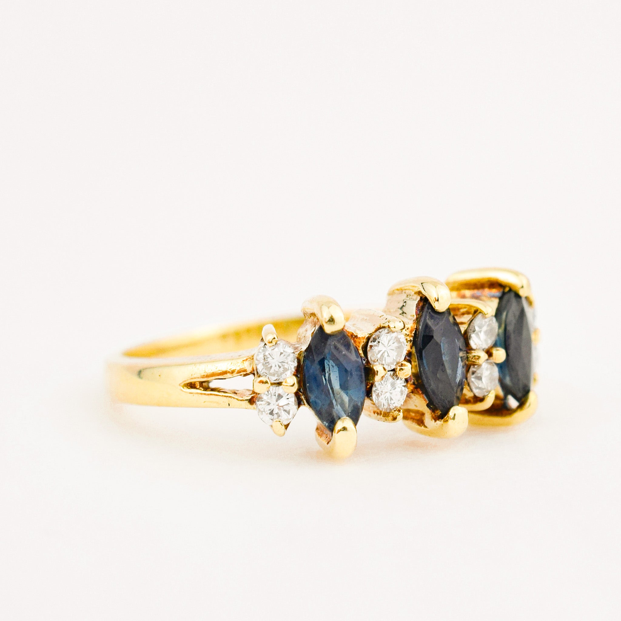 Sapphire and Diamond Ring