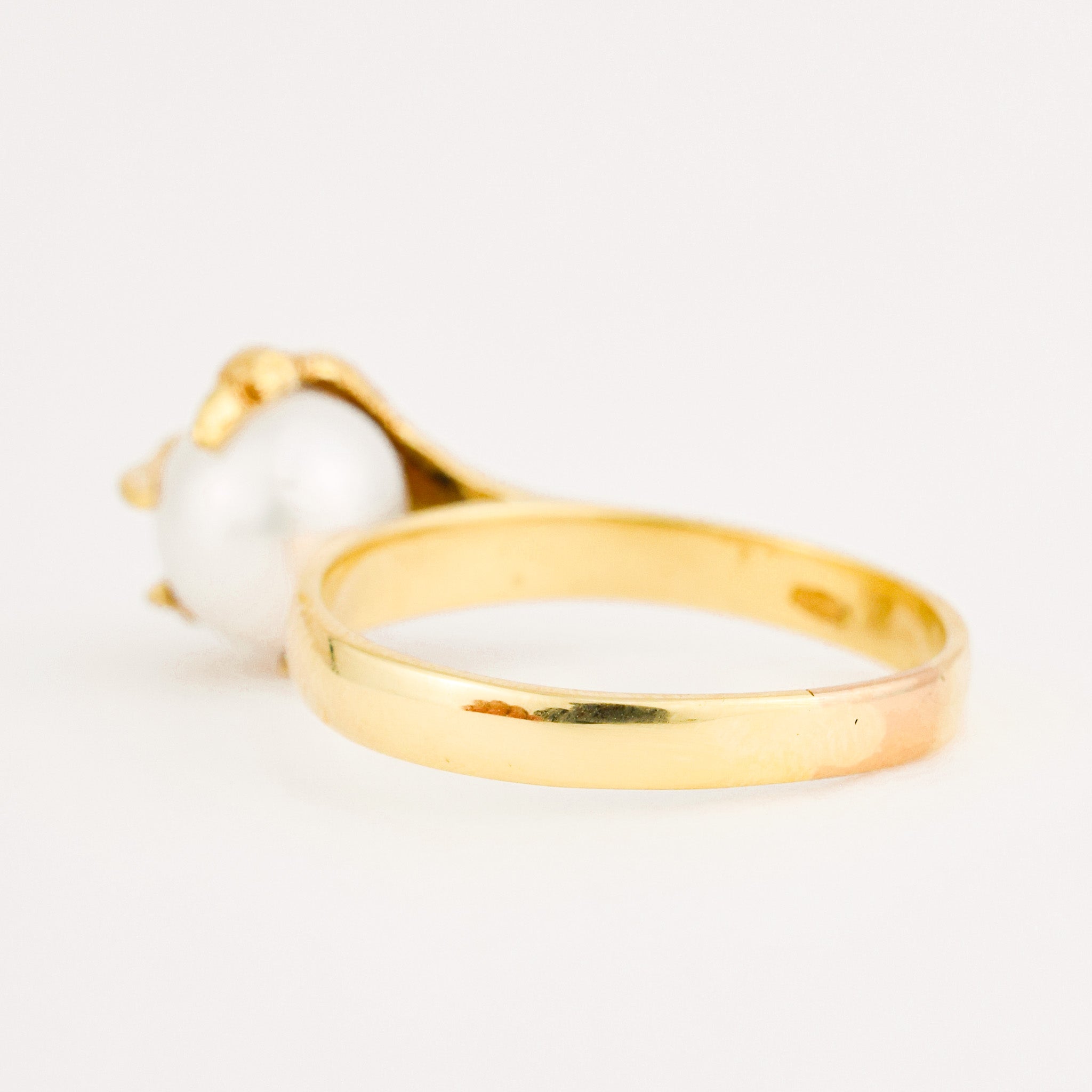 Antique Victorian Talon Claw Pearl Ring