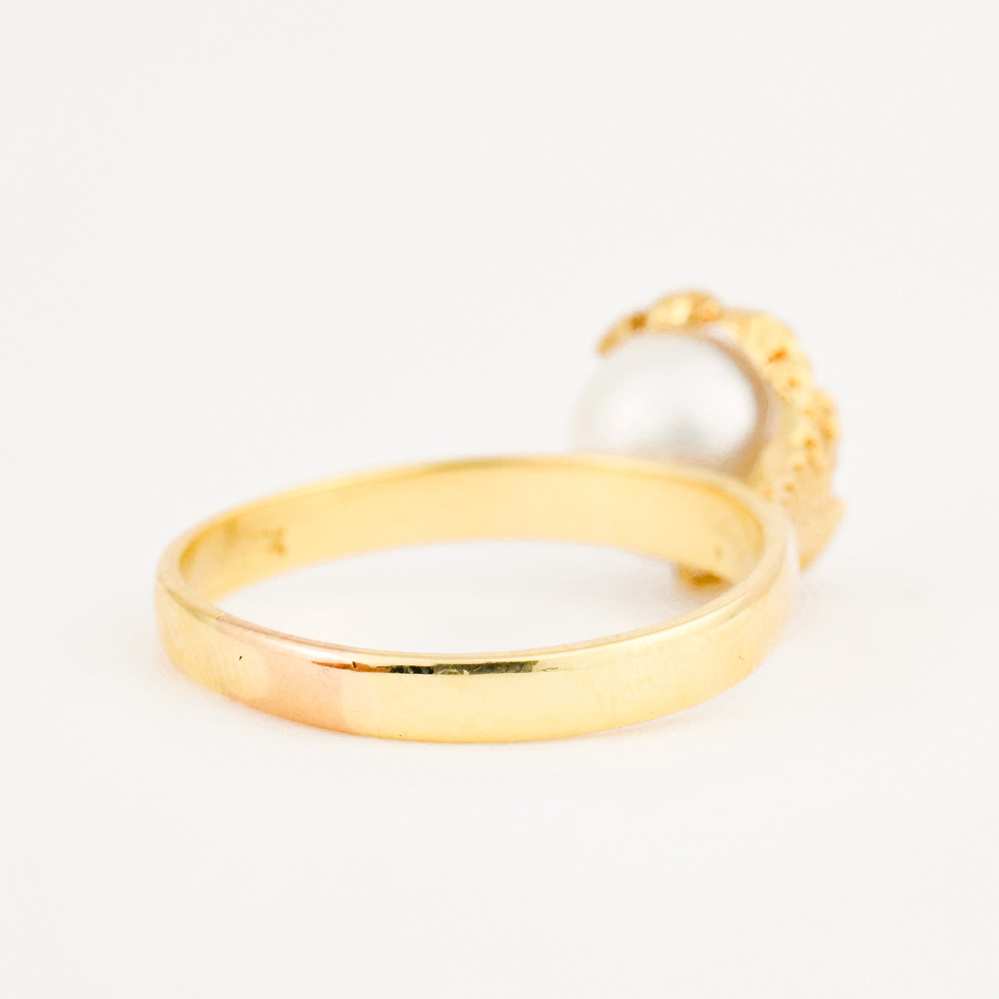 Antique Victorian Talon Claw Pearl Ring