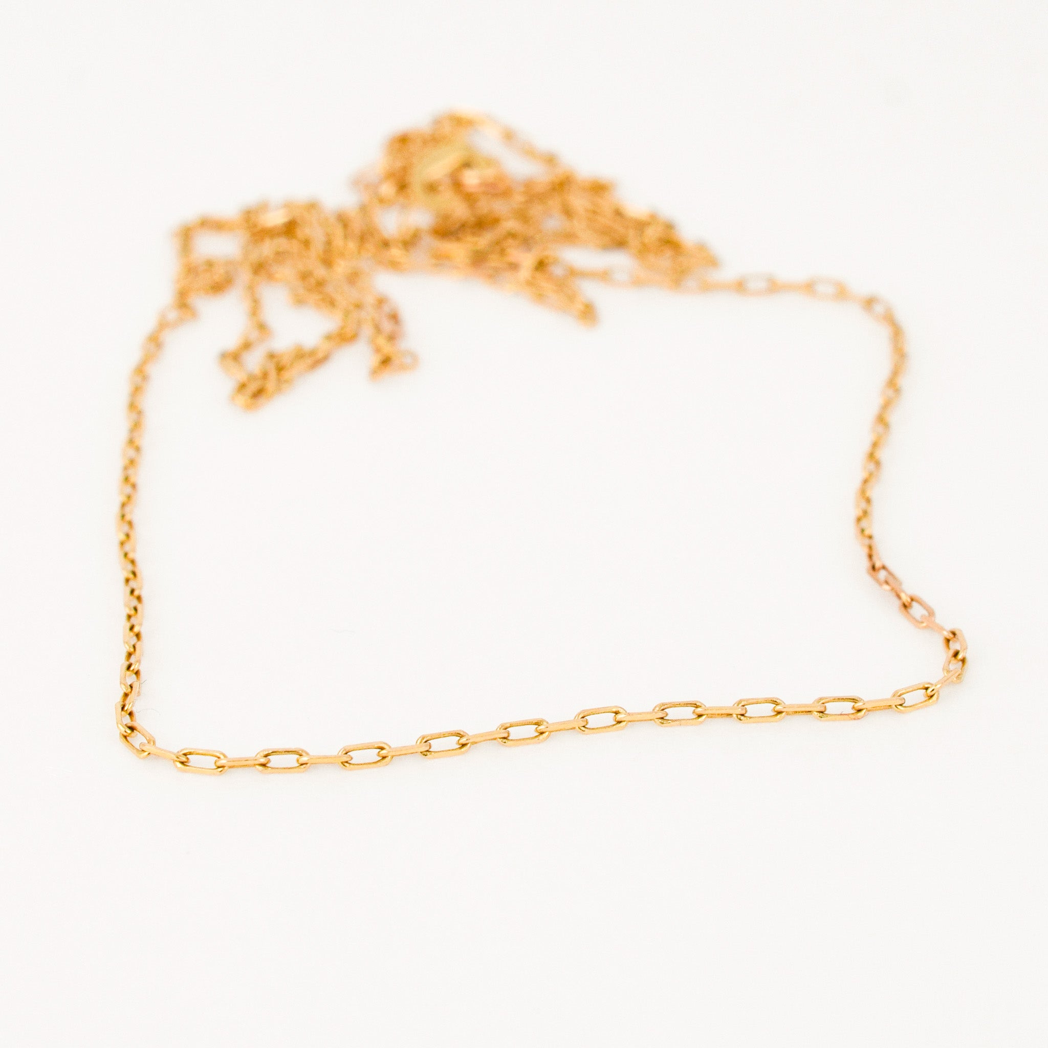 20" Dainty Cable Link Chain Necklace