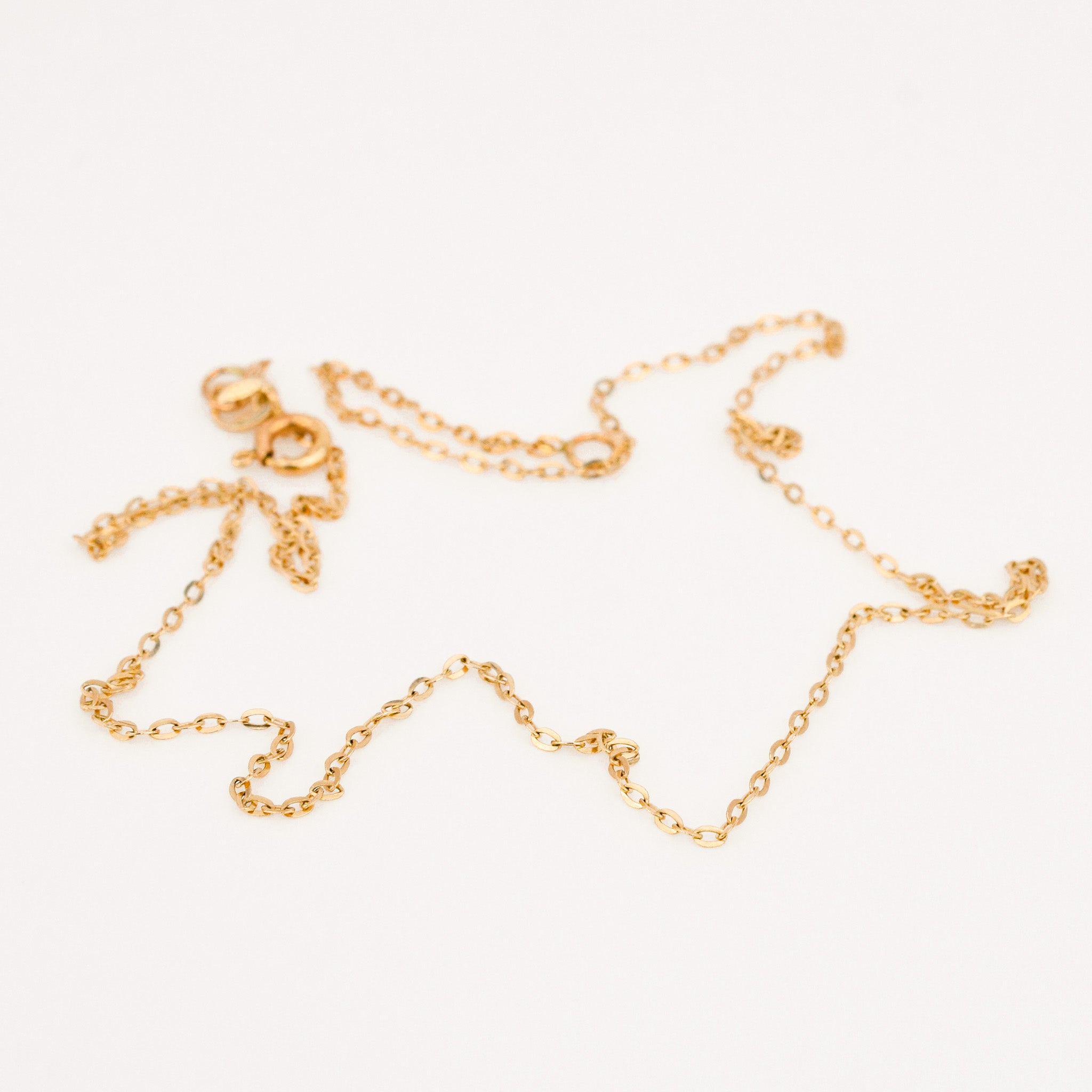 vintage 10k gold 16" Cable Link Chain