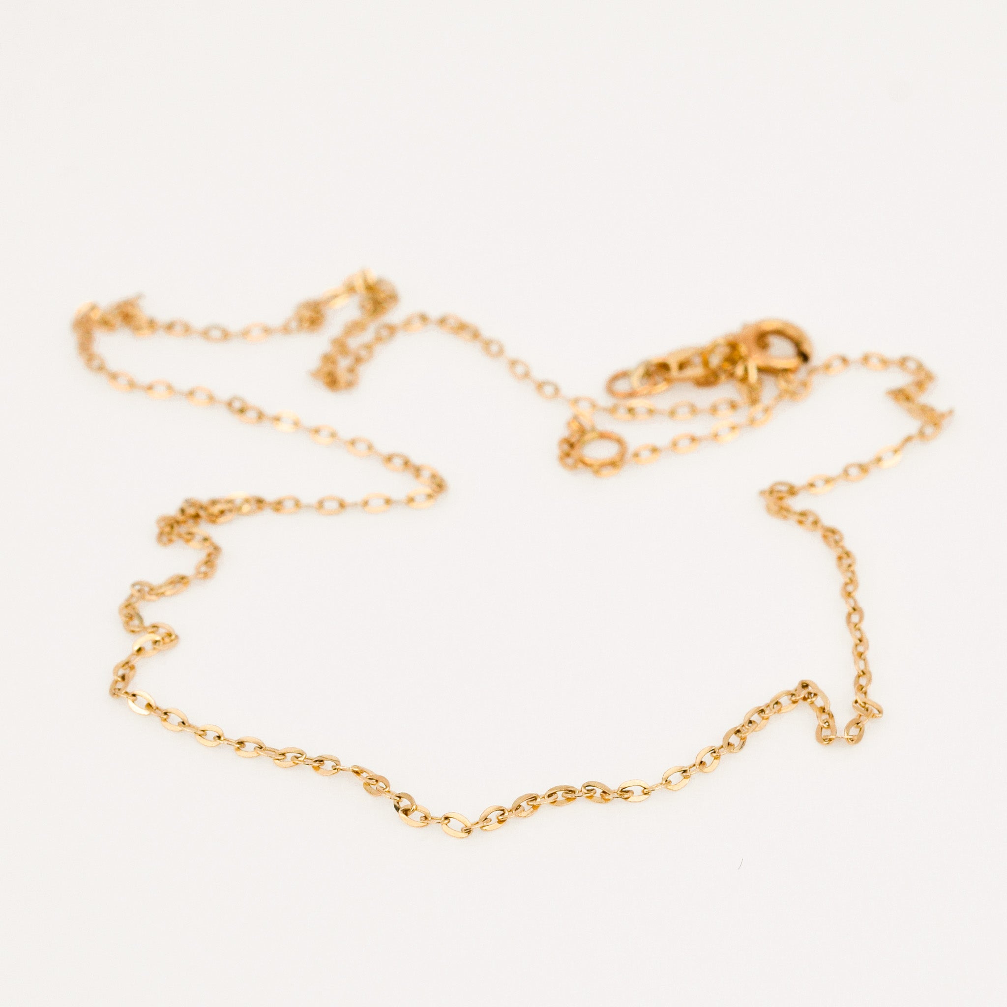 vintage 10k gold 16" Cable Link Chain