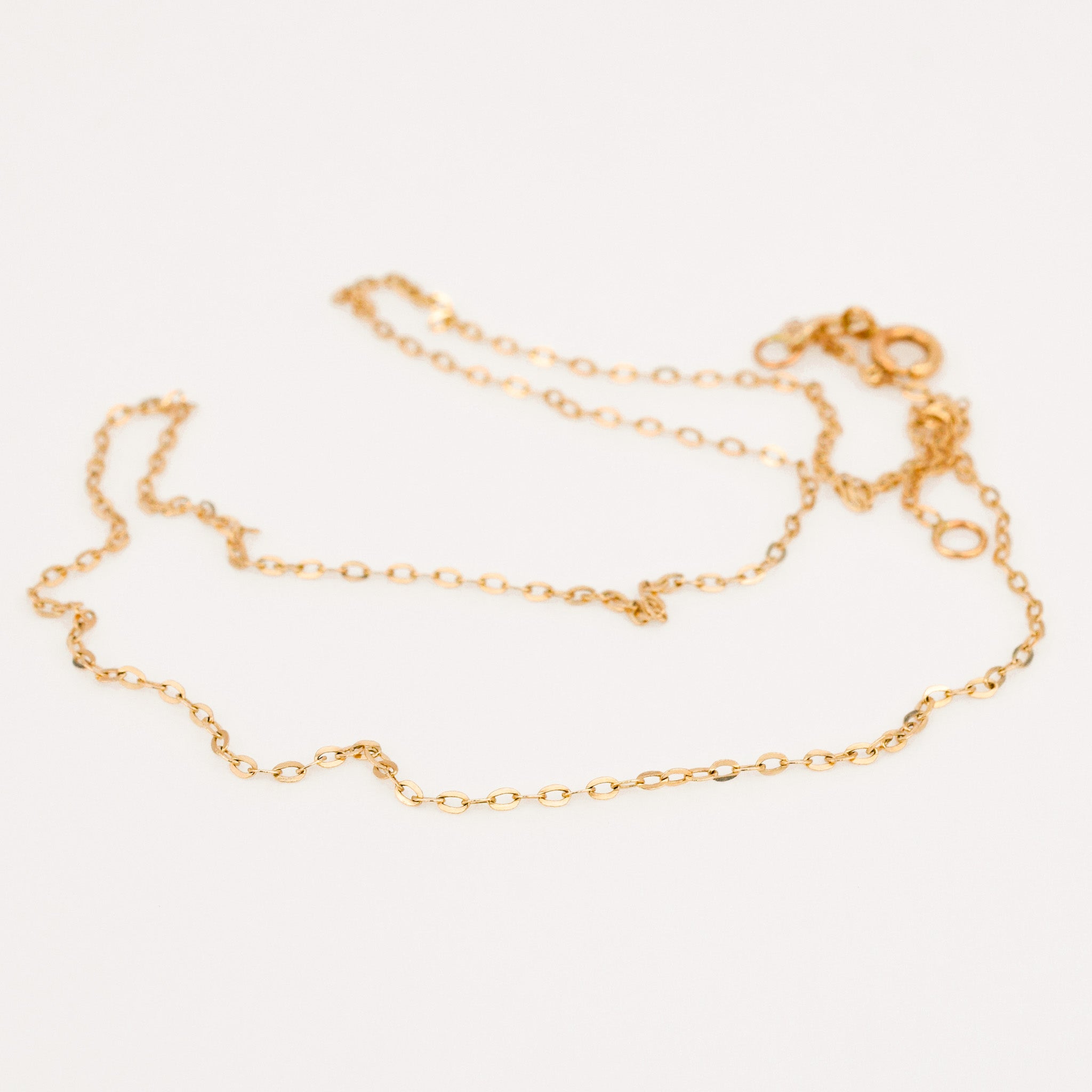 vintage 10k gold 16" Cable Link Chain