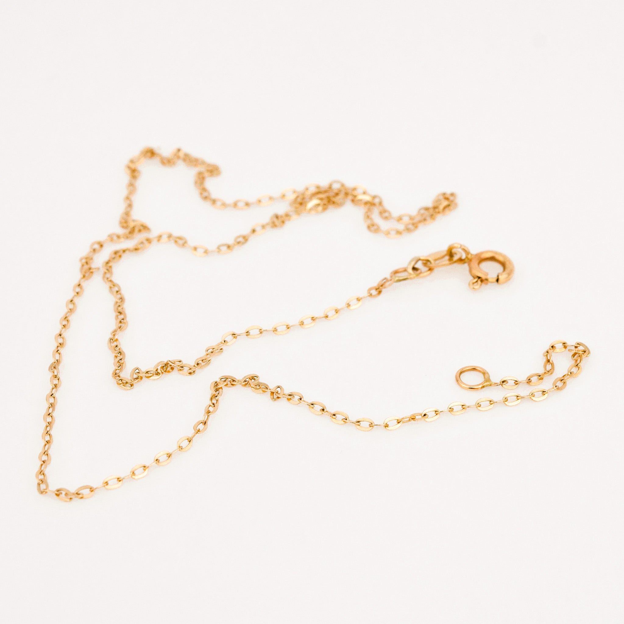 vintage 10k gold 16" Cable Link Chain
