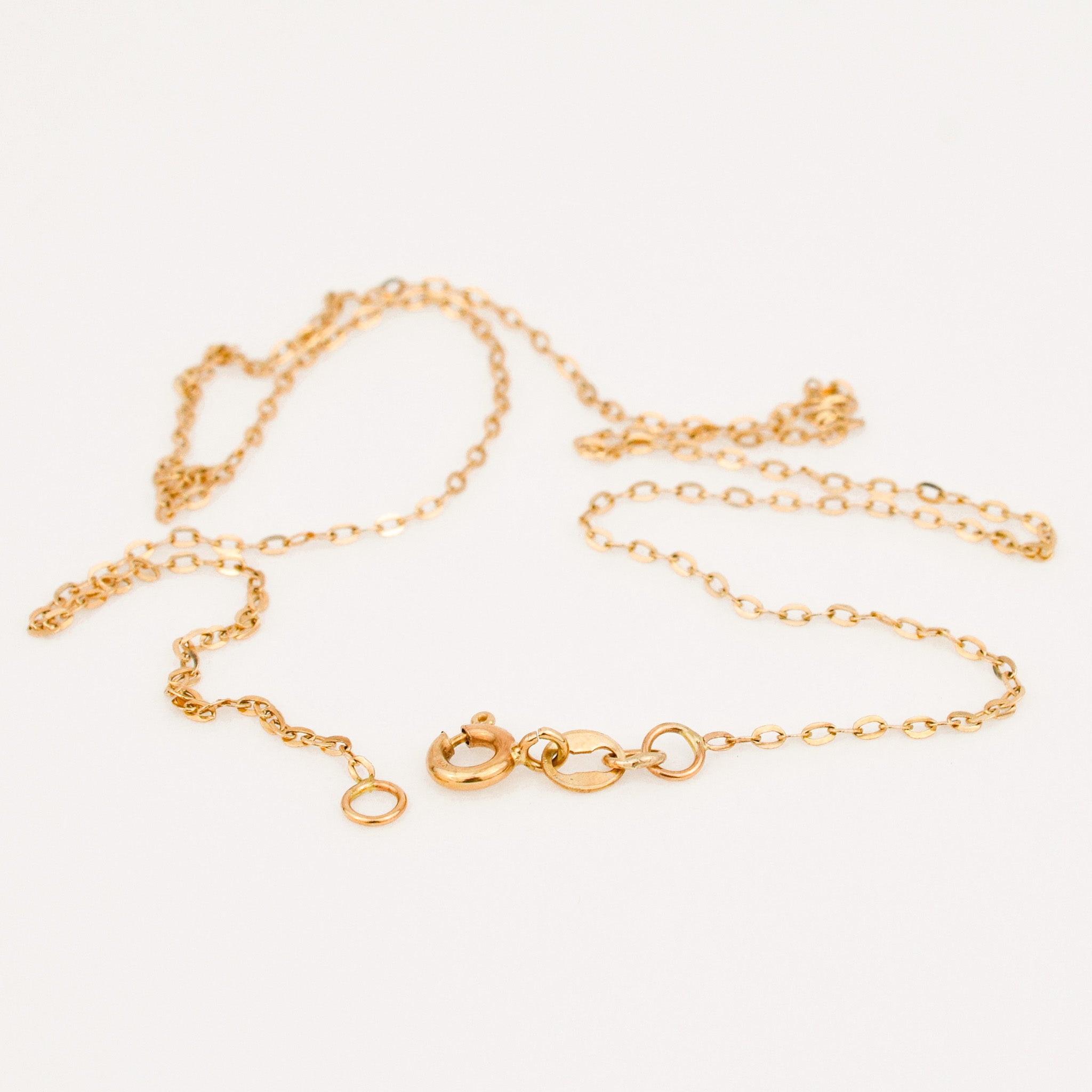 vintage 10k gold 16" Cable Link Chain