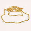 vintage 10k gold 18" Wheat Chain