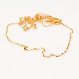 20" Dainty Cable Link Chain Necklace