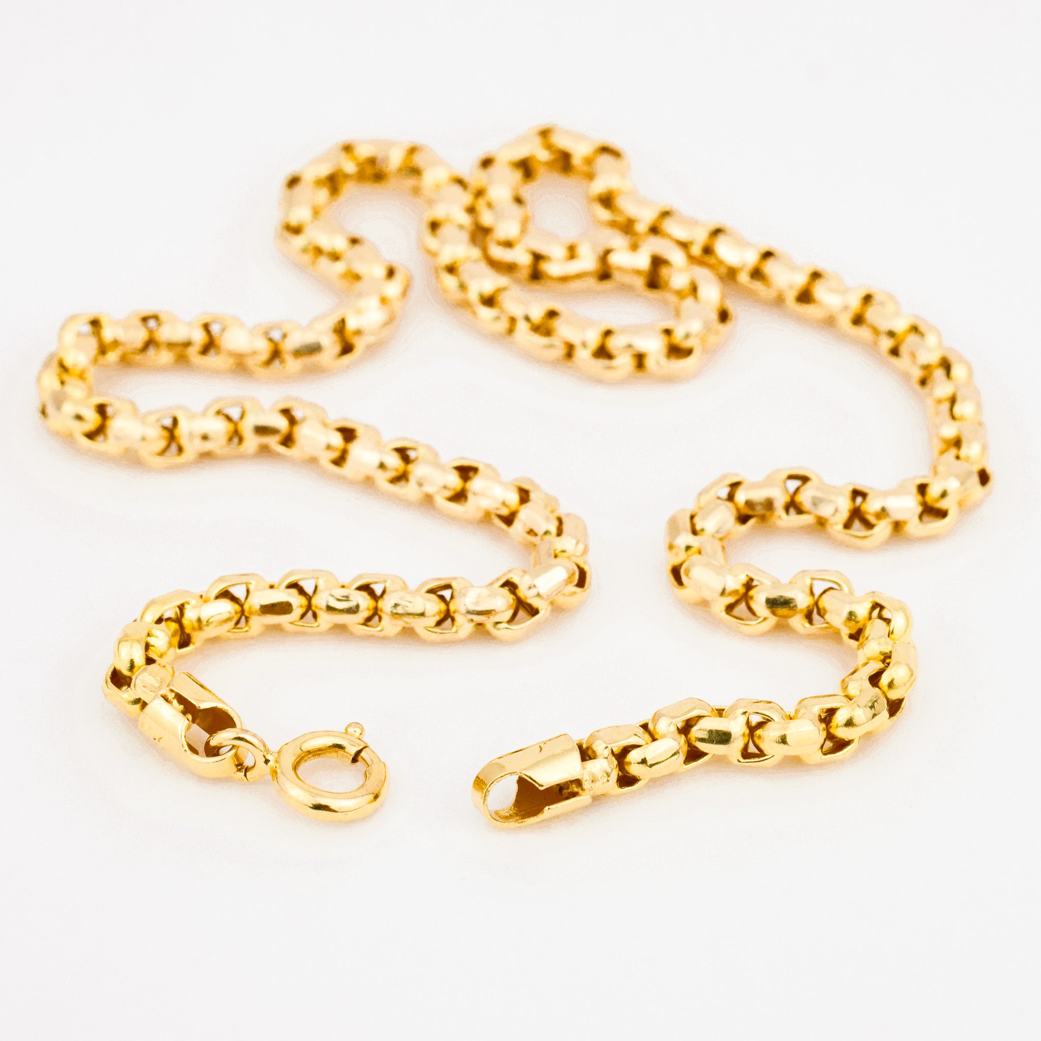 vintage 15.5" Chunky Statement Chain Necklace