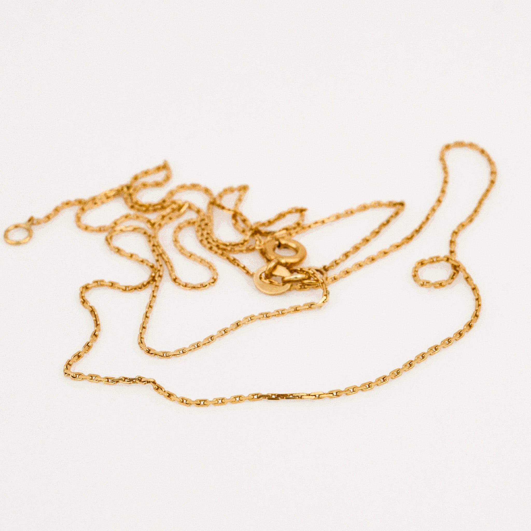 vintage 21" Tight Cable Link Chain Necklace