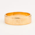 vintage 5.9 mm Smooth Gold wedding band Band 