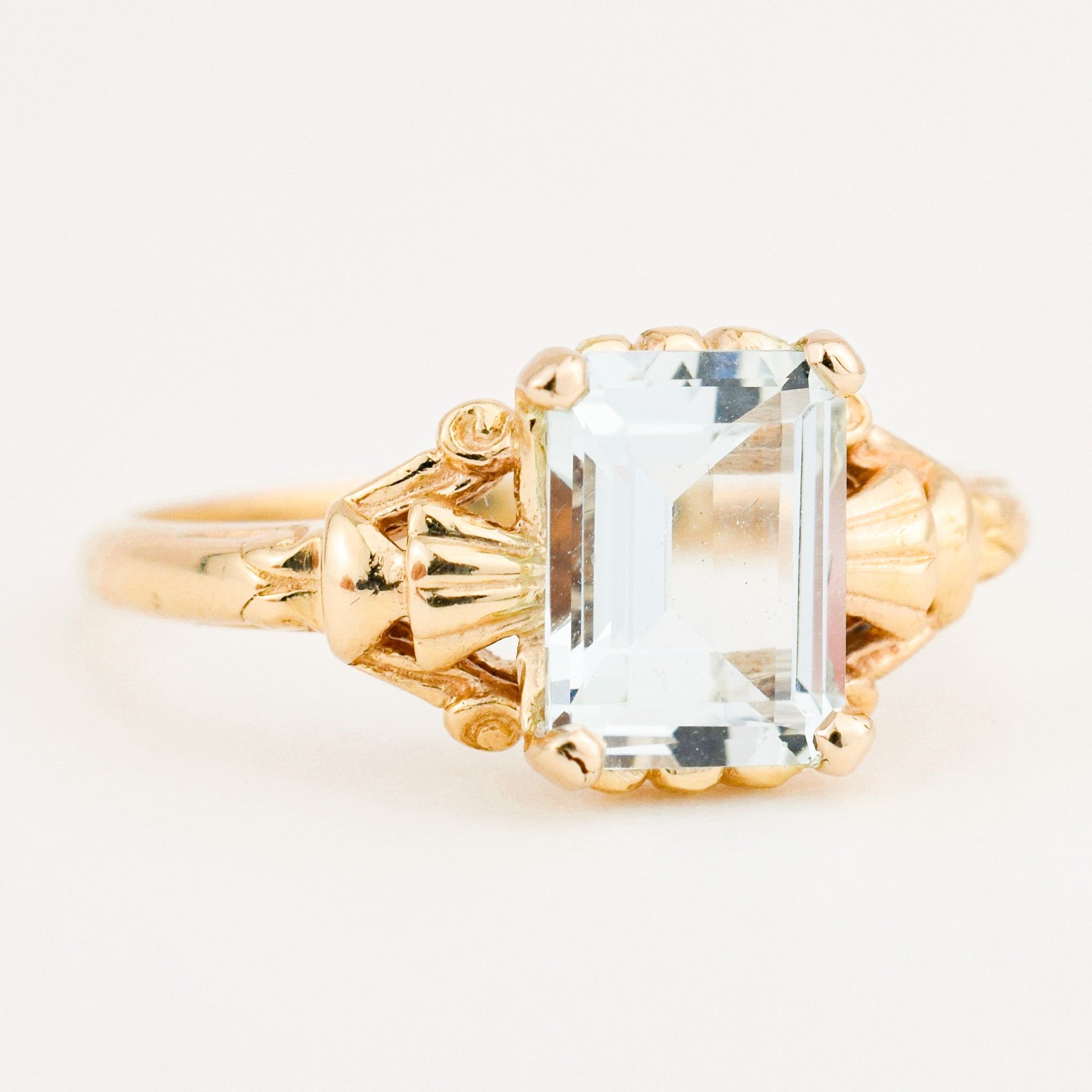 vintage aquamarine ring