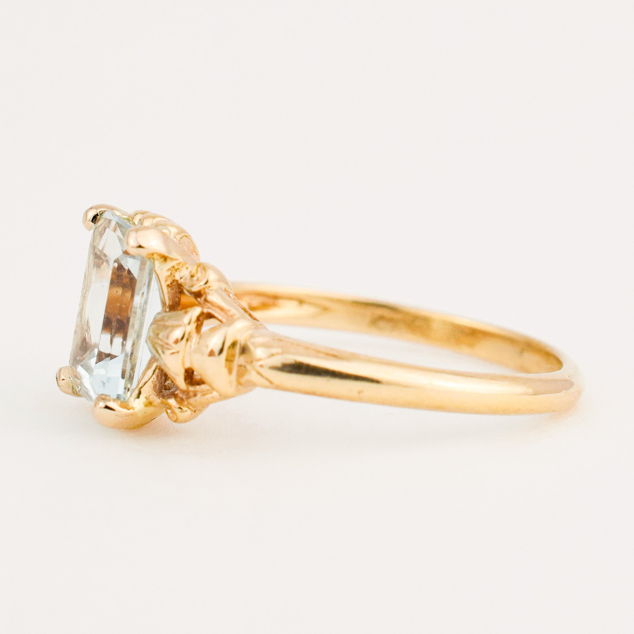 vintage aquamarine ring