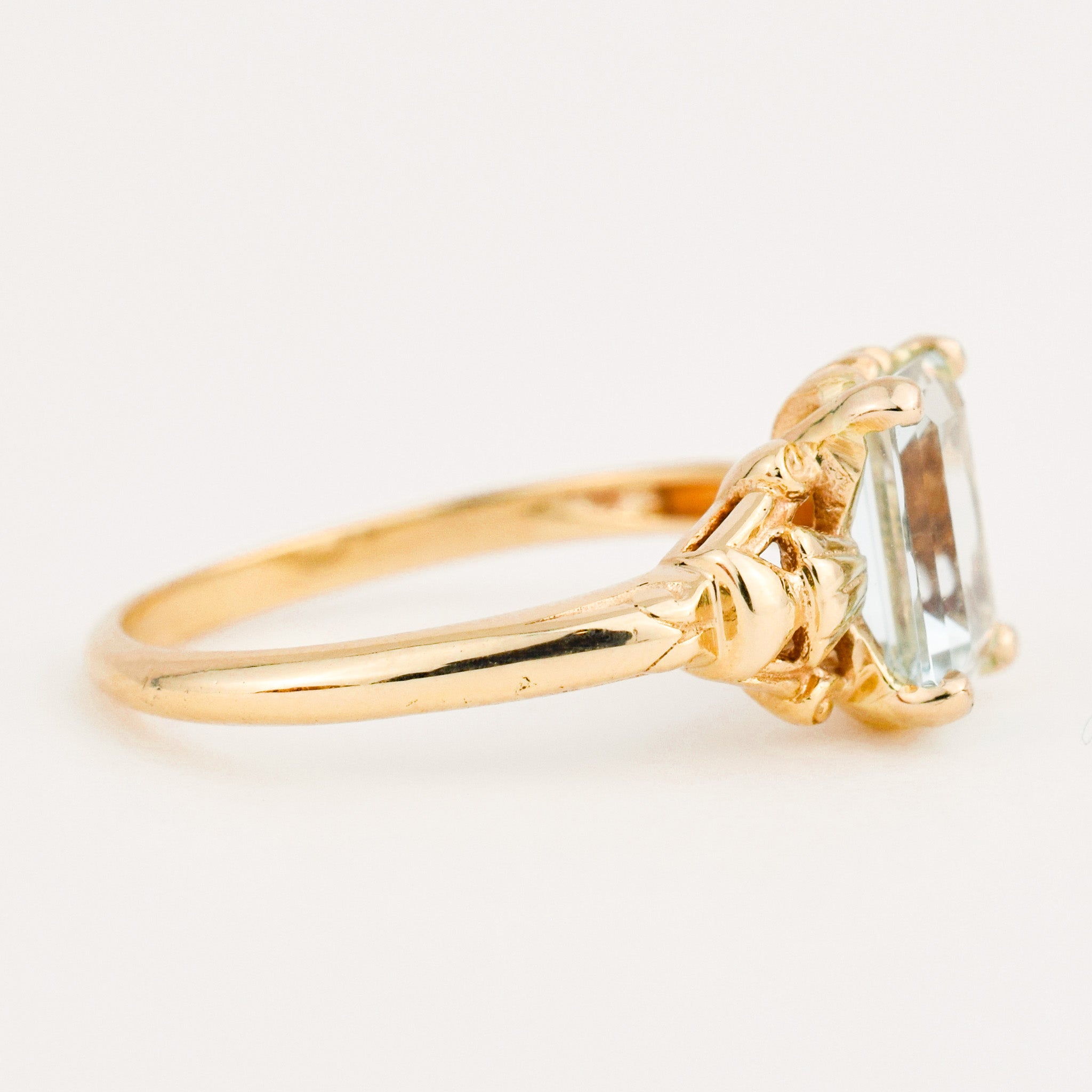 vintage aquamarine ring