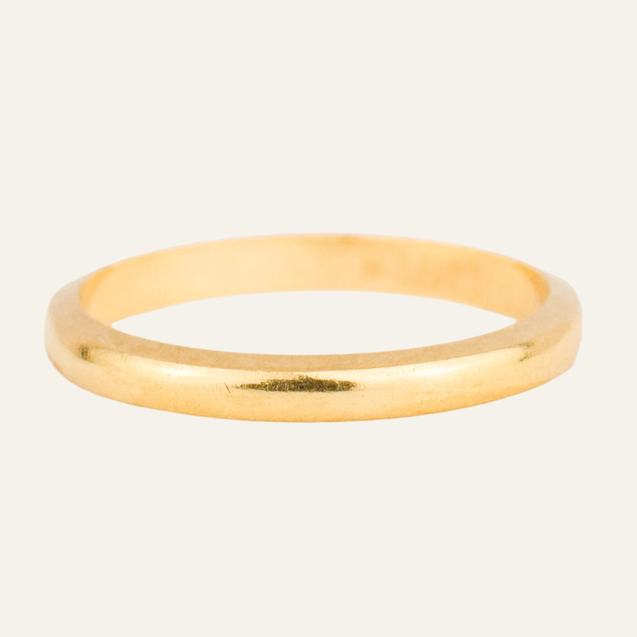 vintage 14k gold wedding band 