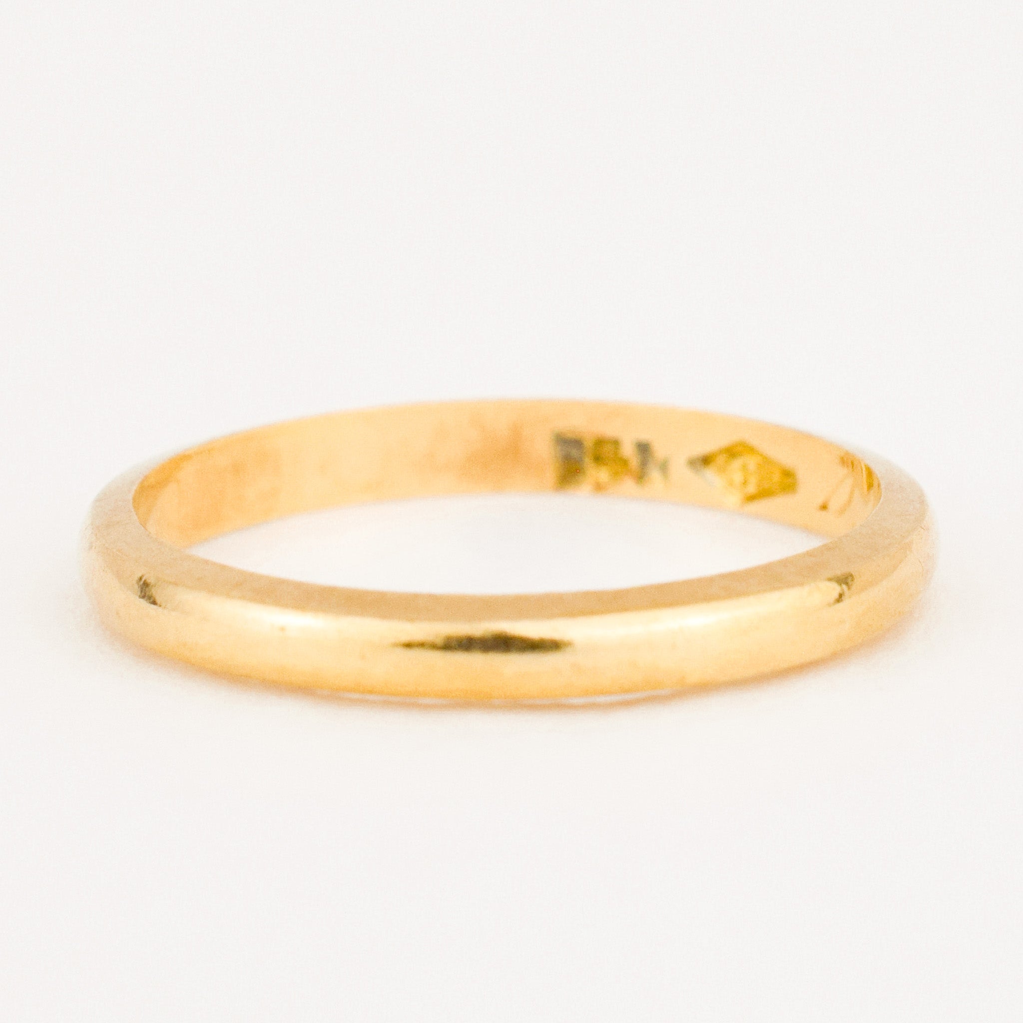 vintage 14k gold wedding band 