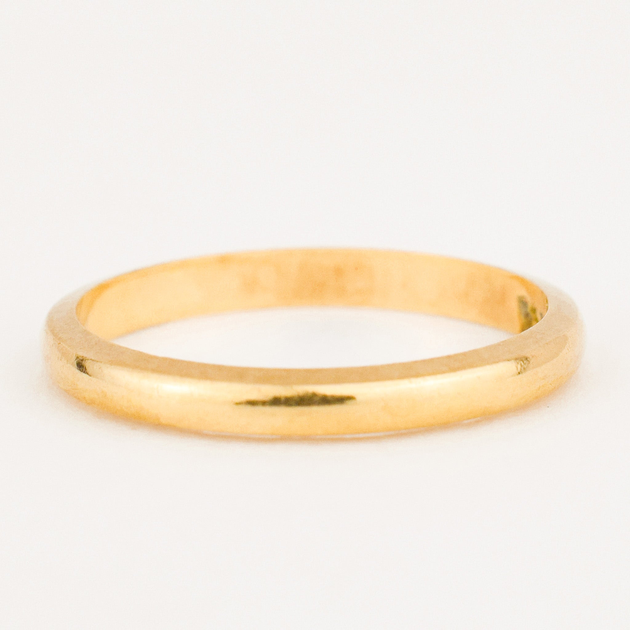 vintage 14k gold wedding band 