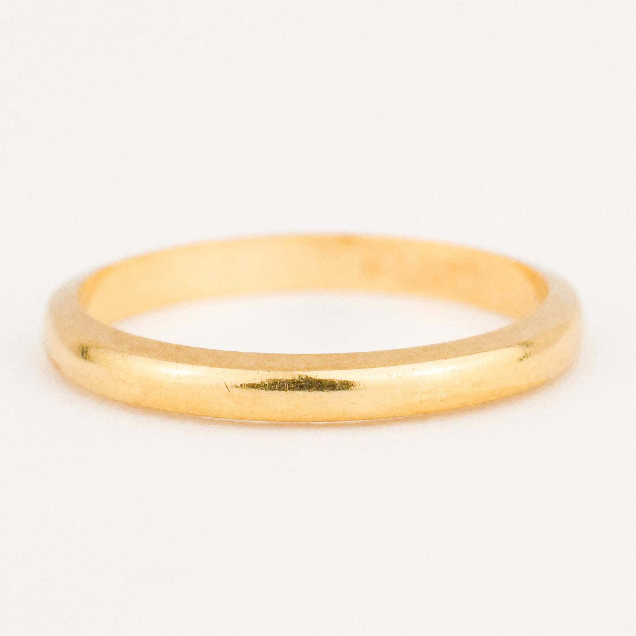 vintage 14k gold wedding band 