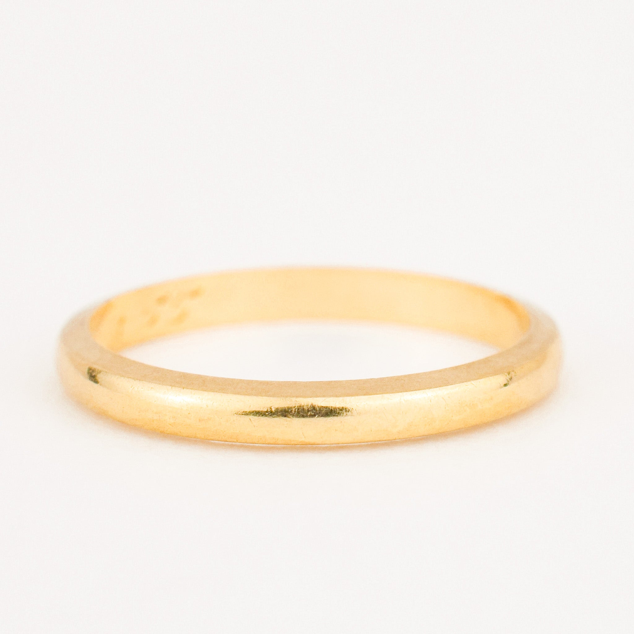 vintage 14k gold wedding band 