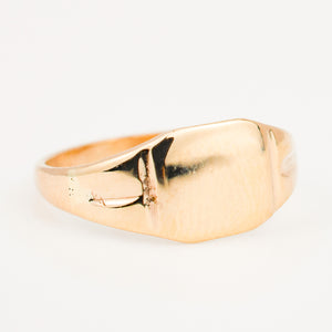 vintage Classic Signet Pinkie Ring