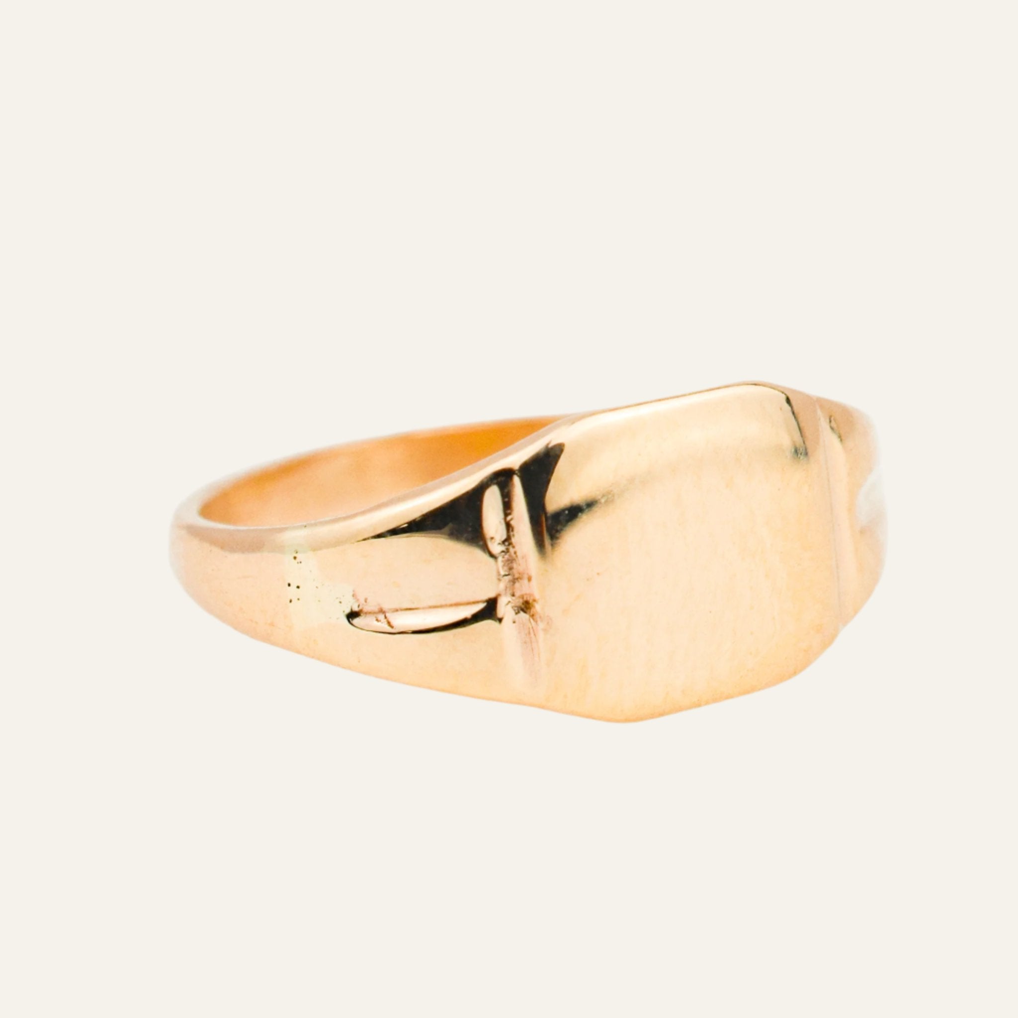 vintage Classic Signet Pinkie Ring