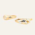 vintage Two-tone Omega Hoops