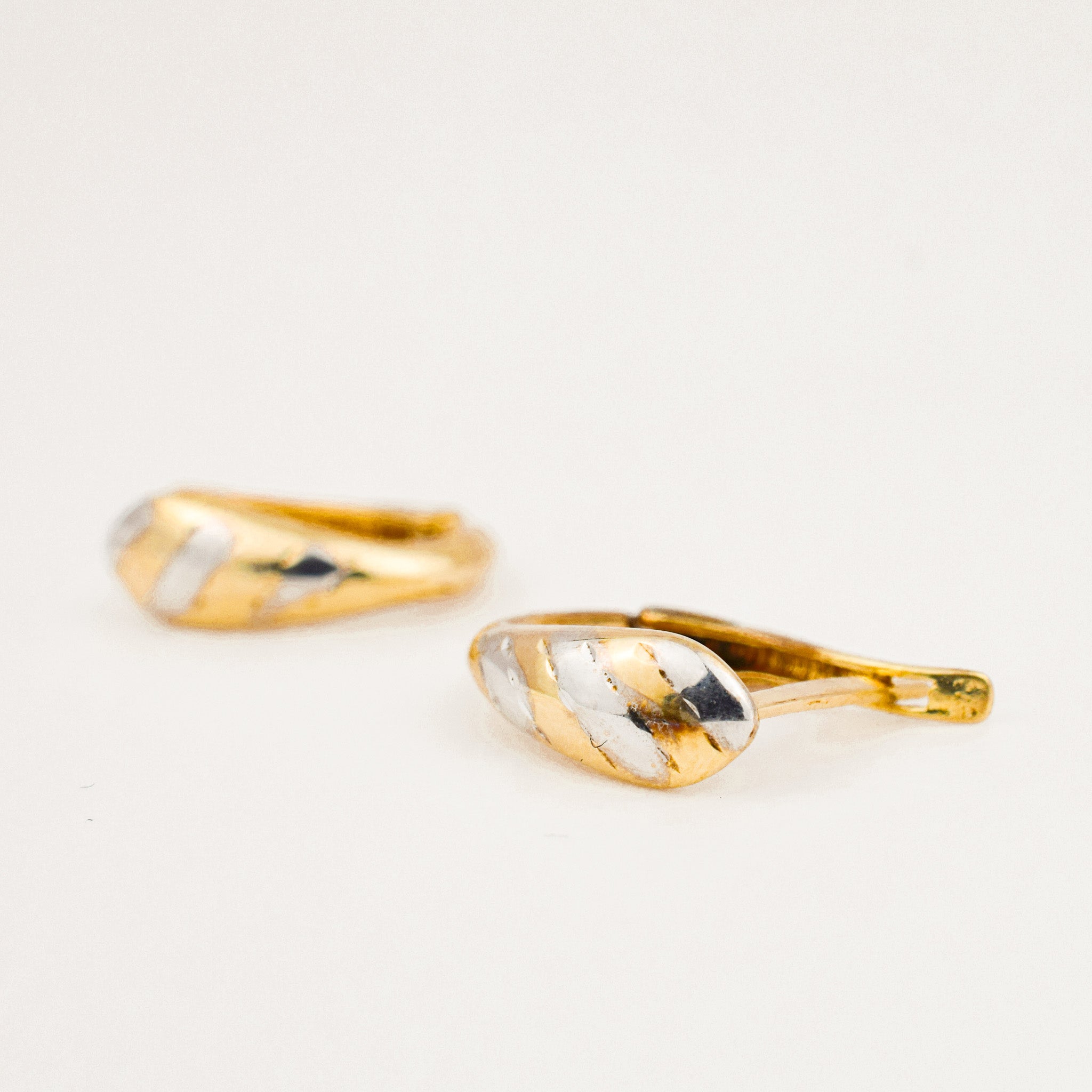 vintage Two-tone Omega Hoops